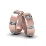 Load image into Gallery viewer, beveled-gay-diamond-ring-with-ice-blue-topaz-in-14K-rose-gold-FDLG8113BGICBLTO-NL-RG
