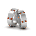 Thumbnail 32 - beveled-gay-diamond-ring-with-orange-sapphire-in-950-Platinum-FDLG8113BGSAOR-NL-WG