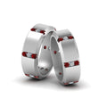 Thumbnail 44 - beveled-gay-diamond-ring-with-ruby-in-14K-white-gold-FDLG8113BGRUDR-NL-WG
