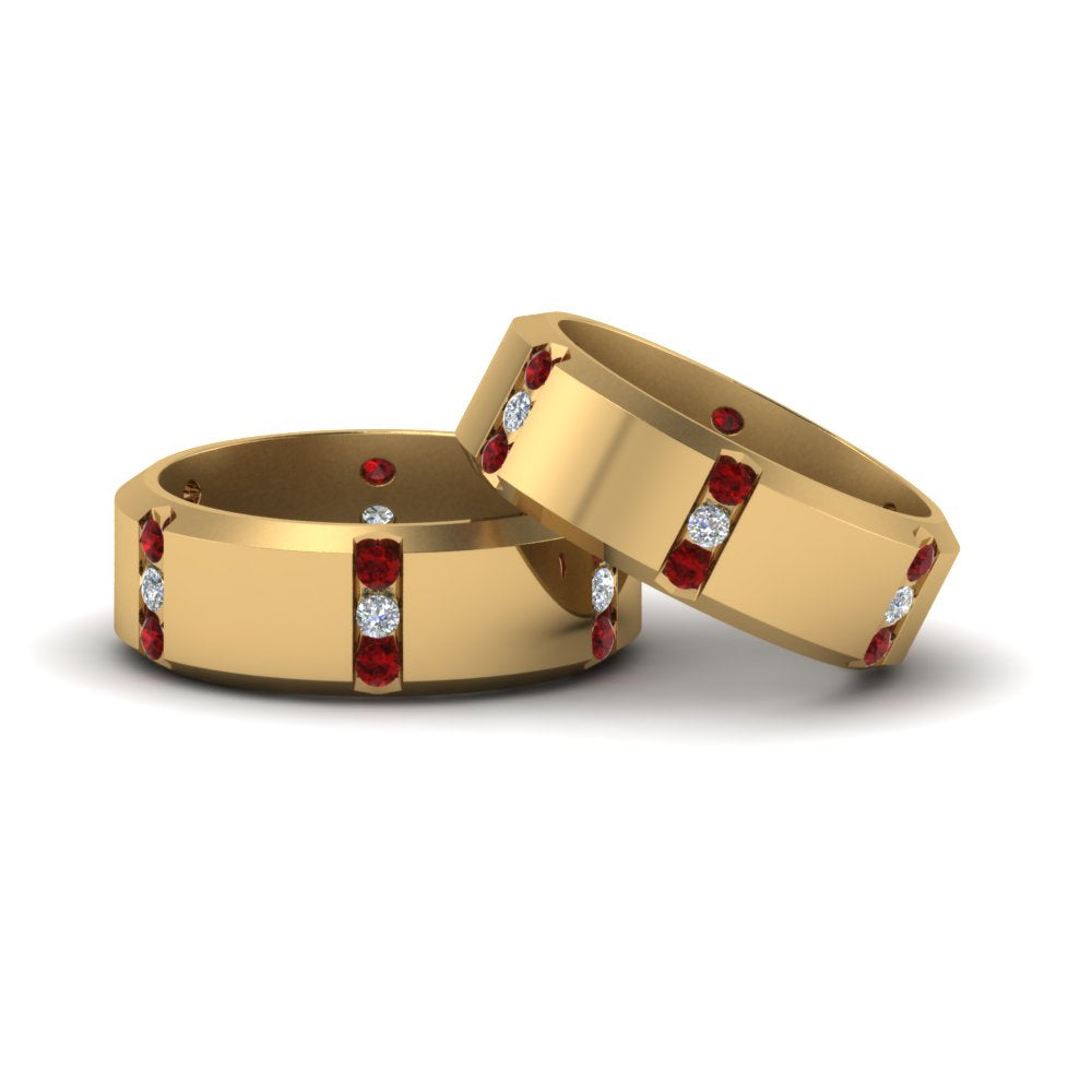 beveled-gay-diamond-ring-with-ruby-in-14K-yellow-gold-FDLG8113BGRUDR-NL-YG