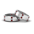 Thumbnail 47 - beveled-gay-diamond-ring-with-ruby-in-950-Platinum-FDLG8113BGRUDR-NL-WG