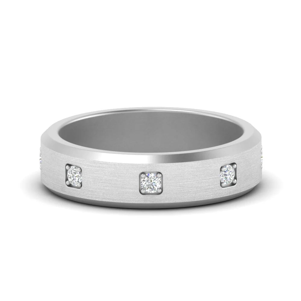 Beveled Mens Promise Ring