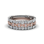 Load image into Gallery viewer, bezel-2-tone-diamond-stack-band-in-14K-white-gold-FD8052B-NL-WG-TT.jpg
