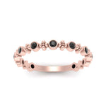 Load image into Gallery viewer, bezel-black-diamond-stacking-wedding-band-in-rose-gold-FD67387BGBLACK-NL-RG.jpg
