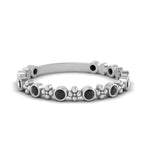 Load image into Gallery viewer, bezel-black-diamond-stacking-wedding-band-in-white-gold-FD67387BGBLACK-NL-WG.jpg

