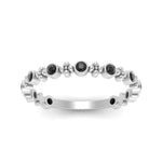 Load image into Gallery viewer, bezel-black-diamond-stacking-wedding-band-in-white-gold-FD67387BGBLACK-NL-WG.jpg

