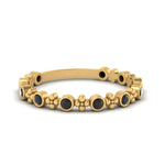 Load image into Gallery viewer, bezel-black-diamond-stacking-wedding-band-in-yellow-gold-FD67387BGBLACK-NL-YG.jpg
