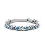 Load image into Gallery viewer, bezel-blue-topaz-stacking-wedding-band-in-white-gold-FD67387BGICBLTO-NL-WG.jpg
