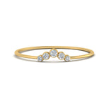Load image into Gallery viewer, bezel-curved-wedding-diamond-ring-in-yellow-gold-FD9431ROR-NL-YG.jpg
