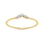Load image into Gallery viewer, bezel-curved-wedding-diamond-ring-in-yellow-gold-FD9431ROR-NL-YG.jpg
