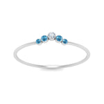 Load image into Gallery viewer, bezel-curved-wedding-diamond-ring-with-blue-topaz-in-white-gold-FD9431RORGICBLTO-NL-WG.jpg
