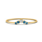 Load image into Gallery viewer, bezel-curved-wedding-diamond-ring-with-blue-topaz-in-yellow-gold-FD9431RORGICBLTO-NL-YG.jpg
