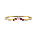 Load image into Gallery viewer, bezel-curved-wedding-diamond-ring-with-pink-sapphire-in-yellow-gold-FD9431RORGSADRPI-NL-YG.jpg
