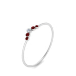 Load image into Gallery viewer, bezel-curved-wedding-diamond-ring-with-ruby-in-white-gold-FD9431RORGRUDR-NL-WG.jpg

