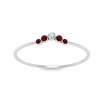 Load image into Gallery viewer, bezel-curved-wedding-diamond-ring-with-ruby-in-white-gold-FD9431RORGRUDR-NL-WG.jpg
