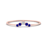 Load image into Gallery viewer, bezel-curved-wedding-diamond-ring-with-sapphire-in-rose-gold-FD9431RORGSABL-NL-RG.jpg
