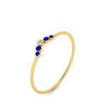 Load image into Gallery viewer, bezel-curved-wedding-diamond-ring-with-sapphire-in-yellow-gold-FD9431RORGSABL-NL-YG.jpg
