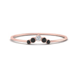 Load image into Gallery viewer, bezel-curved-wedding-ring-with-black-diamond-in-rose-gold-FD9431RORGBLACK-NL-RG.jpg
