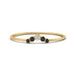 Load image into Gallery viewer, bezel-curved-wedding-ring-with-black-diamond-in-yellow-gold-FD9431RORGBLACK-NL-YG.jpg
