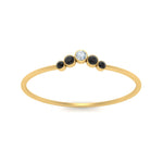 Load image into Gallery viewer, bezel-curved-wedding-ring-with-black-diamond-in-yellow-gold-FD9431RORGBLACK-NL-YG.jpg
