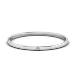 Load image into Gallery viewer, Bezel Solitaire Bangle Bracelet
