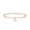 Load image into Gallery viewer, Bezel Diamond Chain Bracelet