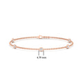 Thumbnail 14 - Bezel Diamond Chain Bracelet