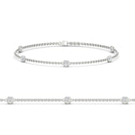 Load image into Gallery viewer, Bezel diamond chain bracelet
