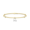 Load image into Gallery viewer, Bezel Diamond Chain Bracelet