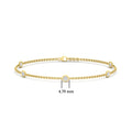 Thumbnail 9 - Bezel Diamond Chain Bracelet