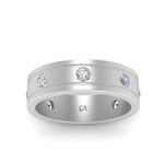 Load image into Gallery viewer, Bezel Stone Accent Engagement Ring
