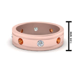 Load image into Gallery viewer, Bezel Stone Accent Engagement Ring
