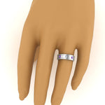 Load image into Gallery viewer, Bezel Stone Accent Engagement Ring
