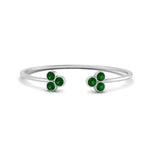 Load image into Gallery viewer, bezel-diamond-open-petite-ring-with-emerald-in-white-gold-FD9421RORGEMGR-NL-WG.jpg
