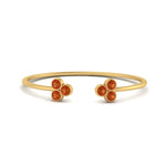 Load image into Gallery viewer, bezel-diamond-open-petite-ring-with-orange-sapphire-in-yellow-gold-FD9421RORGSAOR-NL-YG.jpg
