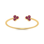 Load image into Gallery viewer, bezel-diamond-open-petite-ring-with-pink-sapphire-in-yellow-gold-FD9421RORGSADRPI-NL-YG.jpg
