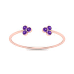 Load image into Gallery viewer, bezel-diamond-open-petite-ring-with-purple-topaz-in-rose-gold-FD9421RORGVITO-NL-RG.jpg
