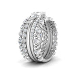 Load image into Gallery viewer, bezel-diamond-stackable-band-set-in-FD10178-NL-WG
