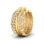 Load image into Gallery viewer, bezel-diamond-stackable-band-set-in-FD10178-NL-YG
