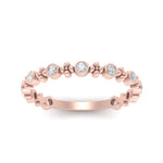 Load image into Gallery viewer, bezel-diamond-stacking-wedding-band-in-rose-gold-FD67387B-NL-RG.jpg
