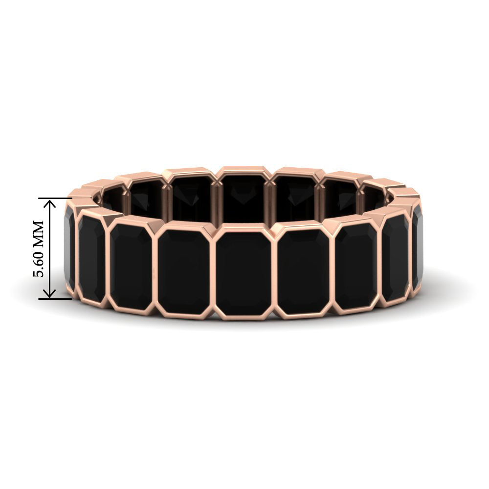 bezel-emerald-cut-5-carat-black-onyx-eternity-wedding-band-in-rose-gold-FD-10417EMBGBLACK-5.00CT-NL-RG-HW