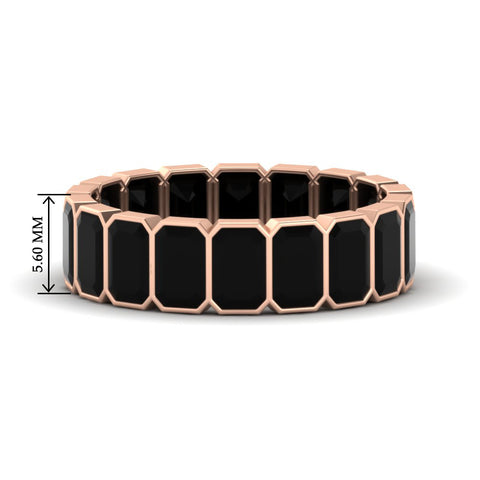 bezel-emerald-cut-5-carat-black-onyx-eternity-wedding-band-in-rose-gold-FD-10417EMBGBLACK-5.00CT-NL-RG-HW