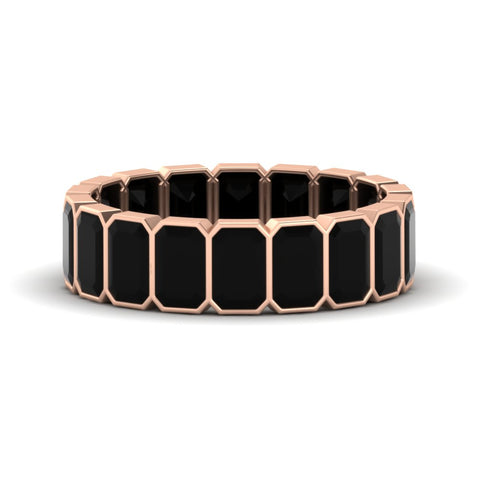 bezel-emerald-cut-5-carat-black-onyx-eternity-wedding-band-in-rose-gold-FD-10417EMBGBLACK-5.00CT-NL-RG