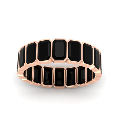 bezel-emerald-cut-5-carat-black-onyx-eternity-wedding-band-in-rose-gold-FD-10417EMBGBLACKANGLE5-5.00CT-NL-RG