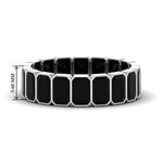 Load image into Gallery viewer, bezel-emerald-cut-5-carat-black-onyx-eternity-wedding-band-in-white-gold-FD-10417EMBGBLACK-5.00CT-NL-WG-HW
