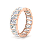 Load image into Gallery viewer, bezel-emerald-cut-5-carat-diamond-eternity-wedding-band-in-rose-gold-FD-10417EMBANGLE2-5.00CT-NL-RG
