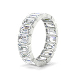 Load image into Gallery viewer, bezel-emerald-cut-5-carat-diamond-eternity-wedding-band-in-white-gold-FD-10417EMBANGLE2-5.00CT-NL-WG
