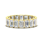 Load image into Gallery viewer, bezel-emerald-cut-5-carat-diamond-eternity-wedding-band-in-yellow-gold-FD-10417EMB-5.00CT-NL-YG
