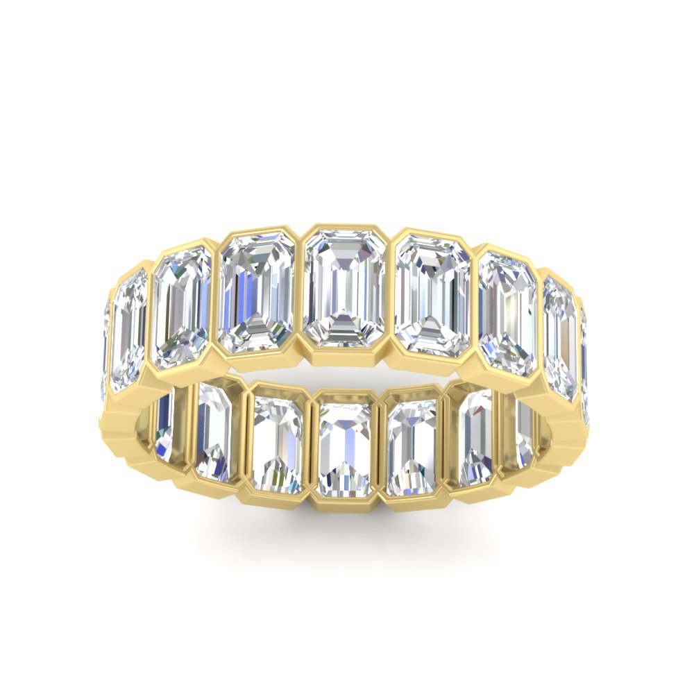 bezel-emerald-cut-5-carat-diamond-eternity-wedding-band-in-yellow-gold-FD-10417EMBANGLE5-5.00CT-NL-YG