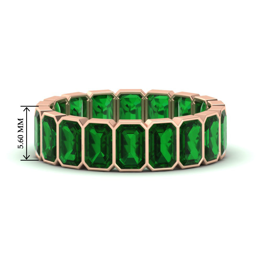 bezel-emerald-cut-5-carat-emerald-eternity-wedding-band-in-rose-gold-FD-10417EMBGEMGR-5.00CT-NL-RG-HW